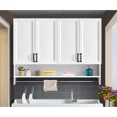 铝合金阳台吊柜太空挂墙式铝古达储物柜洗衣机壁柜厨房收纳柜定做定制