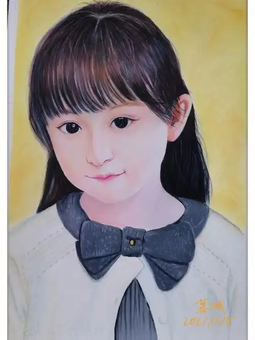 彩铅人物画了个小芈月