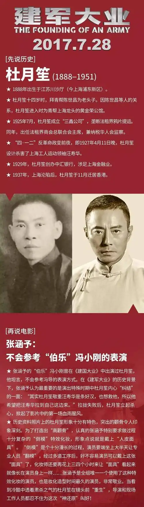 杜月笙 张涵予饰