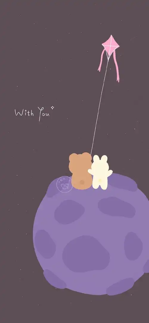 小清新ins/油画插画/锁屏壁纸/可爱套图/平铺简约/励志文字/手机壁纸