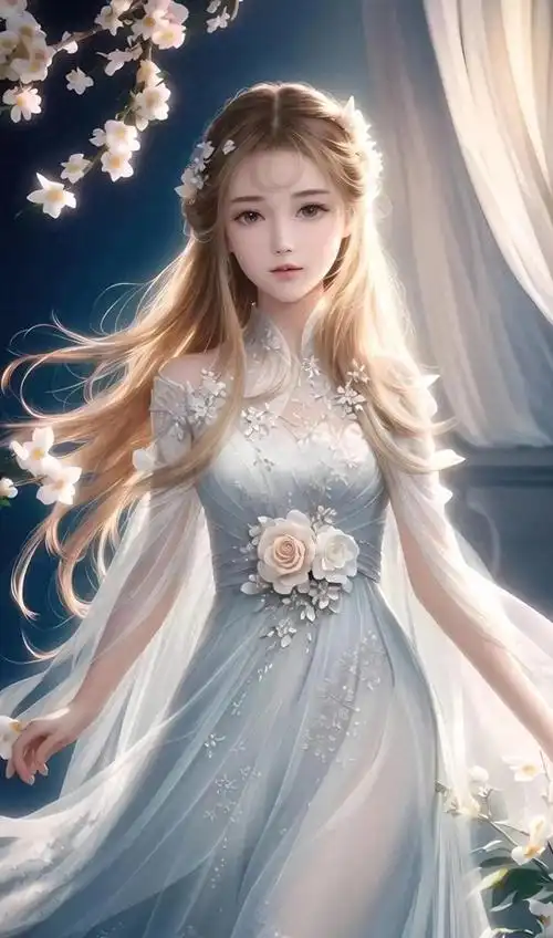 二次元少女壁纸,仿佛是梦幻般的存在