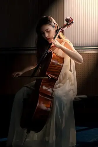 拉大提琴的女孩儿 - 想象空间rexzheng - 图虫