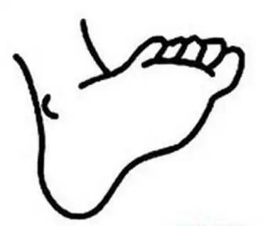 脚简笔画图片大全