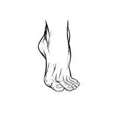 一只脚简笔画