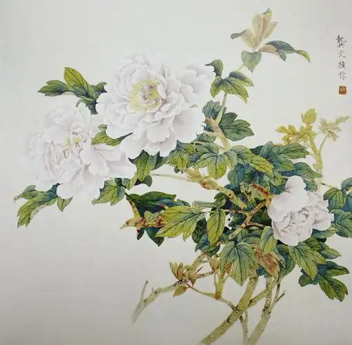 【天狼收藏】当代工笔花鸟画百家精品集(01) - 天狼 - 指尖缘