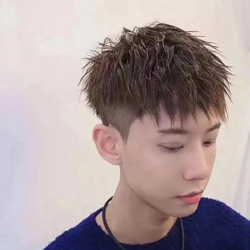 锡纸烫.#男士发型参考