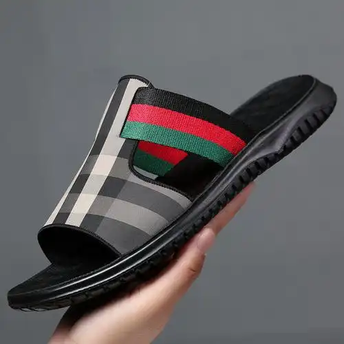 策恩公牛新款男士凉鞋2020夏季潮流休闲凉拖男外穿沙滩鞋个性拖鞋