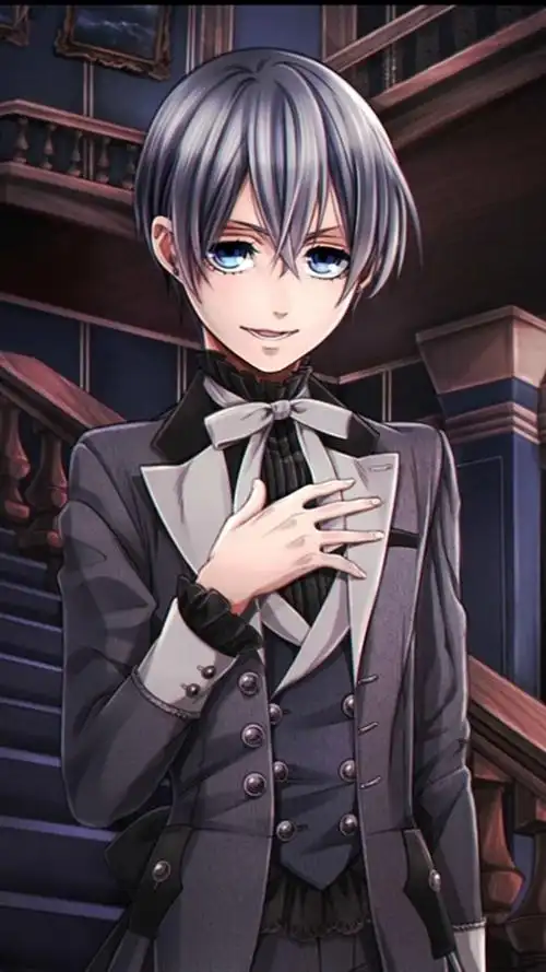 黑执事,塞巴斯蒂安,夏尔,日本动漫,动漫帅哥,手机壁纸黑执事