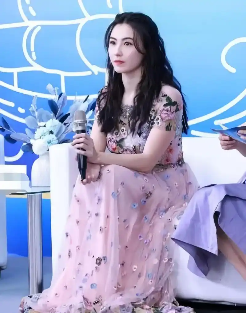 张柏芝的身材虽然发福了,但却更加散发出性感迷人的气质.