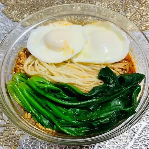 火麻双蛋长寿面,美味又营养