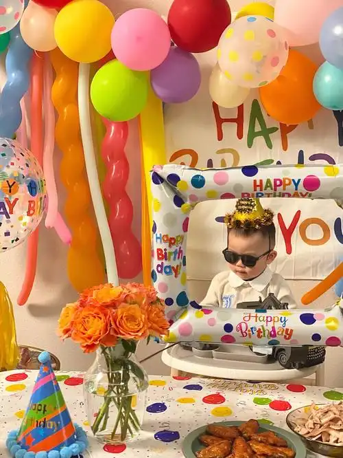 ins风宝宝生日派对09