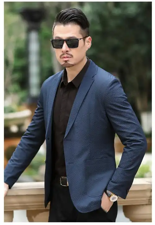 法孚轻奢品牌男装西装外套男夏季薄款休闲西服男商务单西装男士薄款