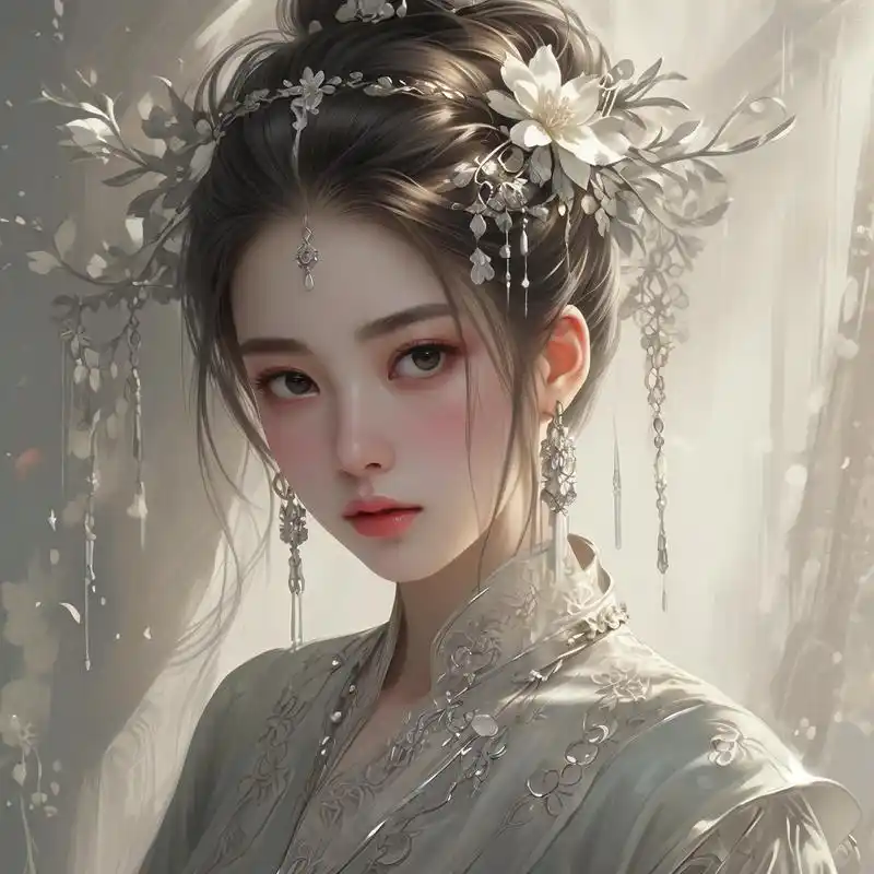 95古风清冷女子头像94