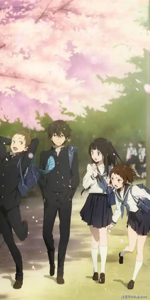 冰菓千反田爱瑠和折木奉太郎动漫全面屏cp壁纸分享