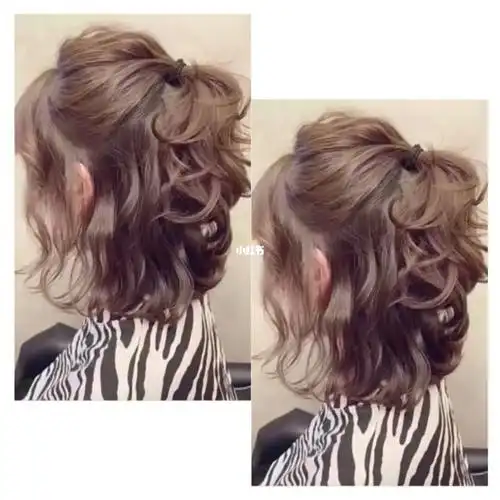 适合懒人手残的法式芭比烫发扎起来超好看