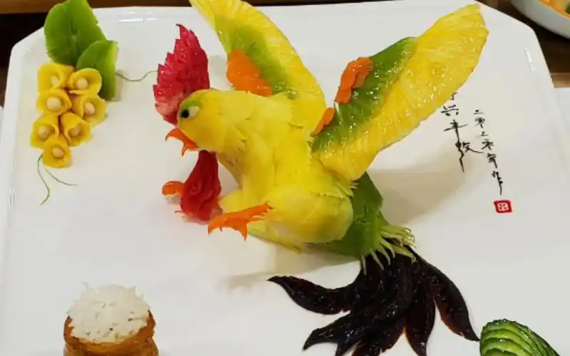 冷拼公鸡雕刻-鸡冠,鸡嘴,嘴垂_哔哩哔哩_bilibili