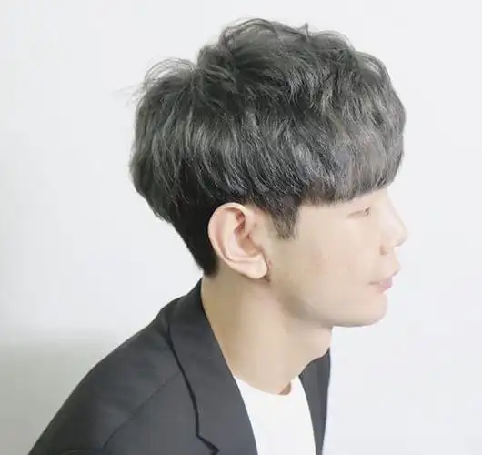 男生微卷蓬松烫发效果图,卷发图片-第2图,发型图片