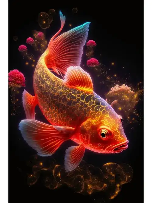 富贵鱼年年有余