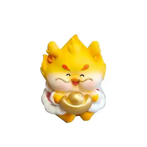 国潮福萌龙崽崽盲盒龙年生肖龙家居摆件创意年会公司礼品商务手办