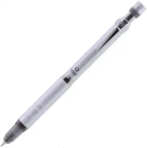 zebra 斑马 不断芯自动铅笔 delguard lx 0.5 金属银 a-ma86-z-mts