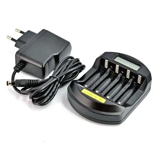 四槽5号7号aa aaa镍氢电池铁锂电池充电器 14500 10440电池充电器