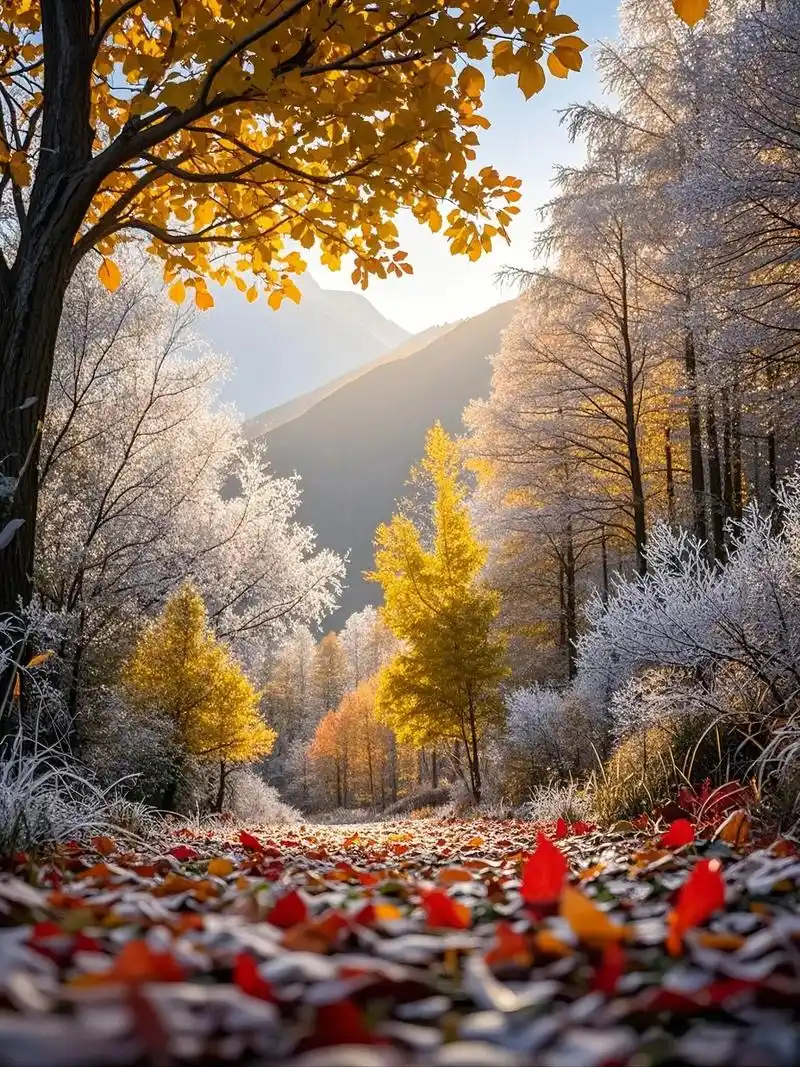 "风轻露重秋意浓,一夜凉寒,一夜秋.".#治愈系风景秋天﻿﻿