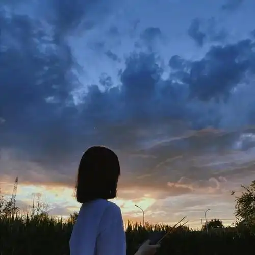 好看的女生背影头像之短发女孩,我来兑现承诺啦