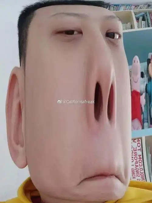 网友晒出自己的自拍丑照,都是狠人哈哈哈哈_照片