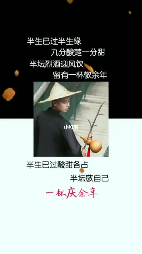 半生已过半生缘九分酸楚一分甜