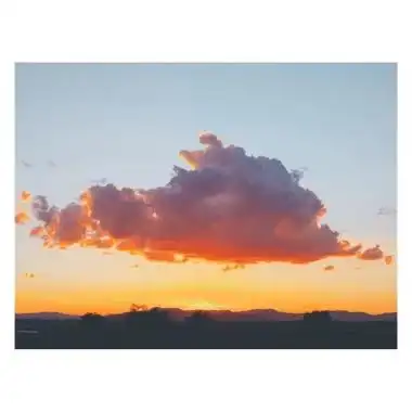 高清唯美傍晚云彩背景图片头像