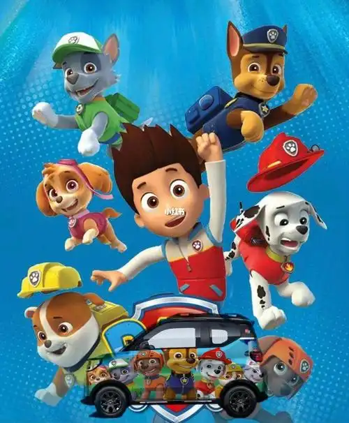 汪汪队讲述了10岁男孩ryder(莱德)在拯救了6只小狗之后,将他们训练成