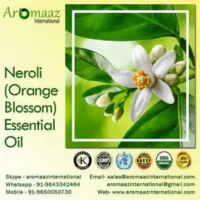 100% pure natural organic private label neroli essential oil