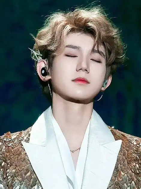 王源四次周年妆容五周年:流星妆六周年:黑网纱七周年:花瓣妆十周年