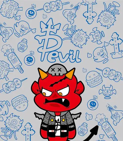 练习稿-小恶魔|平面|ip形象|才疏学浅的二狗子 - 原创作品 - 站酷