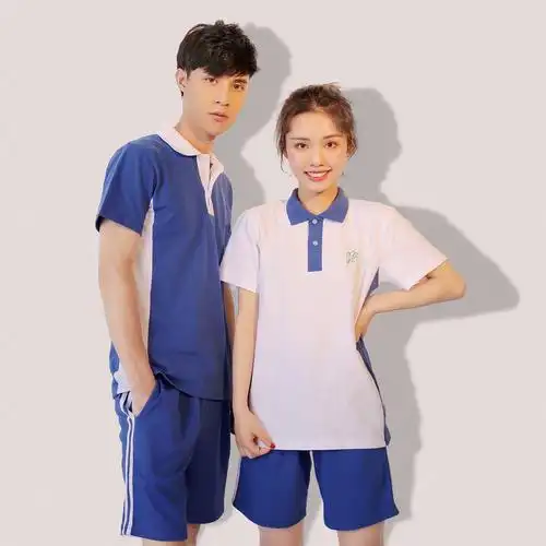 校服中学生深圳统一夏季标准宽松短袖校服