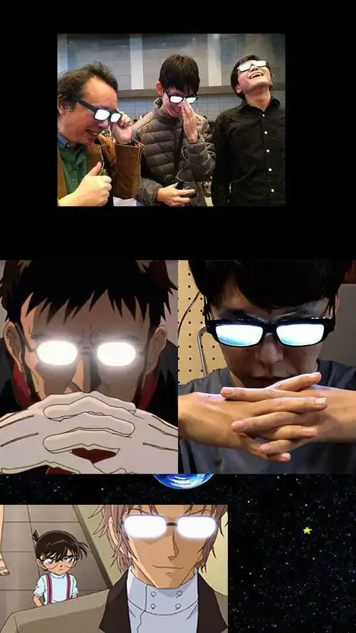 搞怪眼镜生日眼镜搞笑cosplay柯南同款led彩色发光亮眼镜中二玩具蹦迪