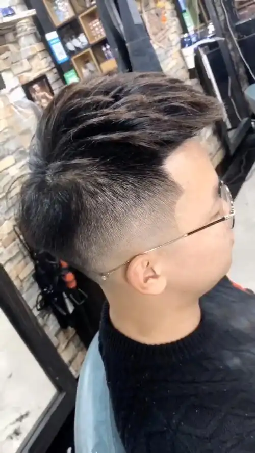 男士立体飞机头