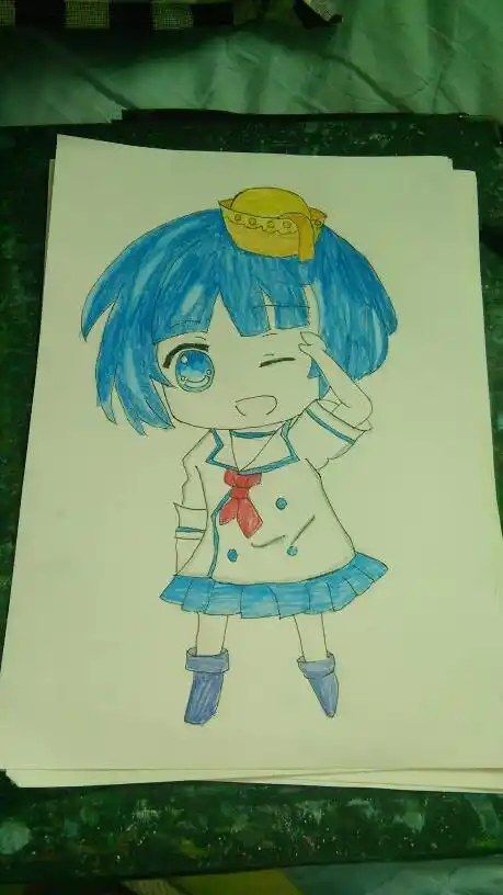 11岁小女孩画的怎样