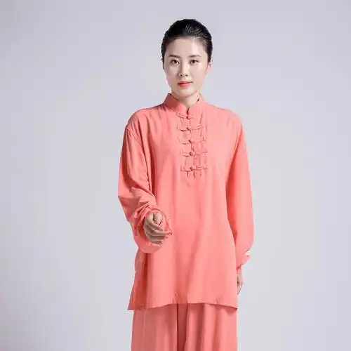 夏季太极服女棉麻新款飘逸裤太极拳练功r服装春秋太极表演服比赛