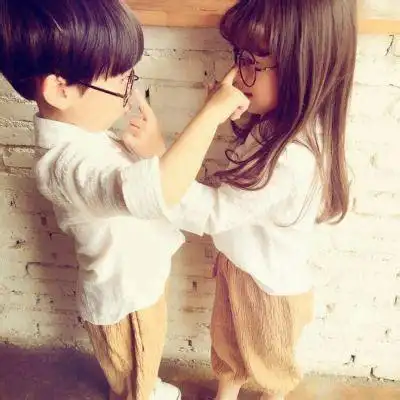 小孩情侣头像超萌一对两张2018最新 可爱小孩情侣头像一男一女,头像