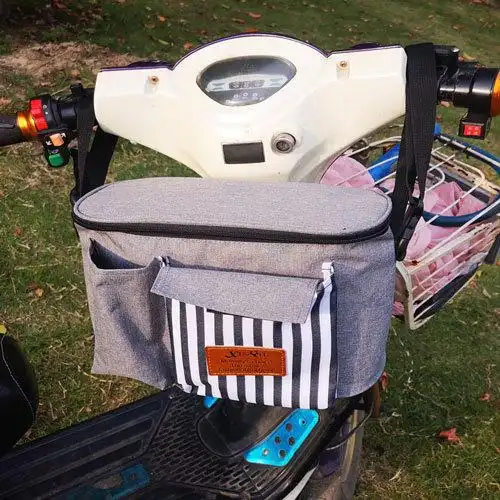 电动车挂篮置物袋袋子收纳袋布兜挂袋买菜防水自行车篓子挂包前置