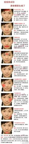脸部的各个反射区请告诉下