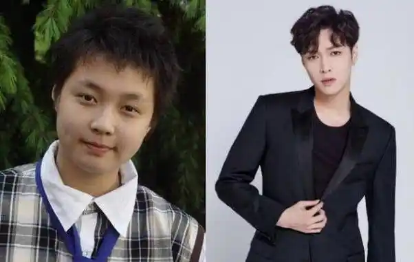 张艺兴以前是一个非常灵活的小胖子,脸上肉嘟嘟的,还有一个小酒窝.