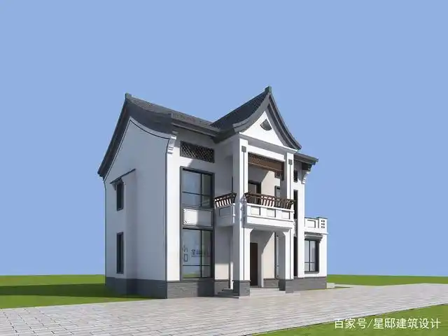 设计师,想要一栋属于自己的徽派别墅,有美人靠,尖顶和露台,最好融合