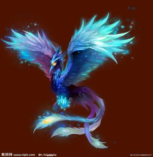 梦幻凤凰 古人历来将凤凰视为一鸟,于是凤亦由风神转换为火神.