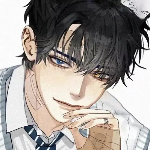 动漫超话82#动漫#82#二次元新鲜事#    动漫可爱男生头像  侵删