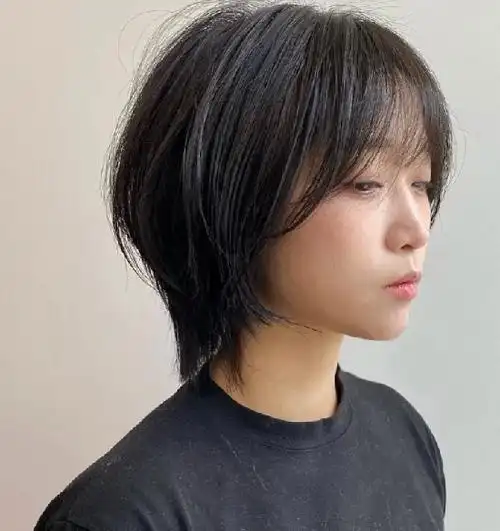 高级个性狼尾发 酷女生帅气短发