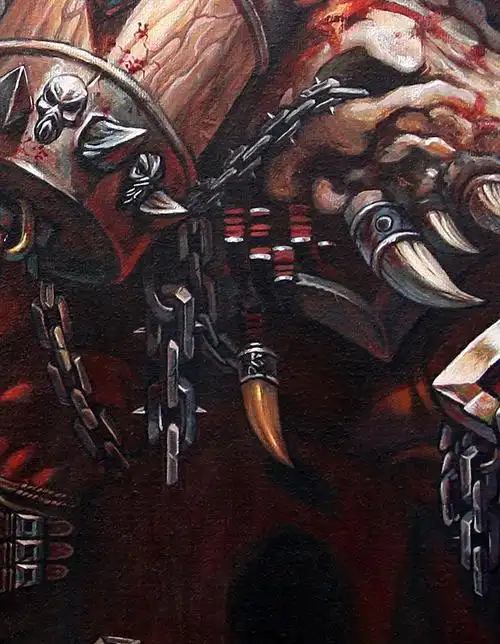 魔兽世界-加尔鲁什.地狱咆哮_蒙古轻骑-站酷zcool