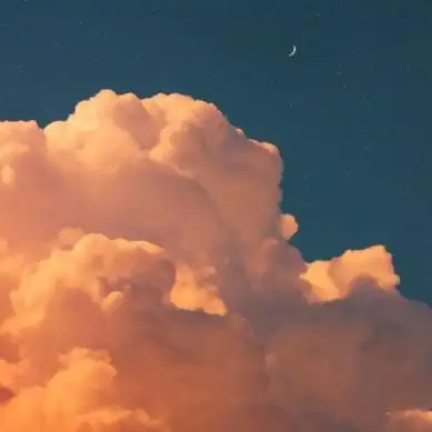 qq头像云霞图片唯美