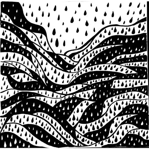 黑白线描抽象画|纯艺术|绘画|kidilv - 原创作品 - 站酷 (zcool)